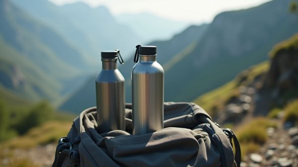 Gourde en inox ou en plastique : que mettre dans son sac de randonnée ?